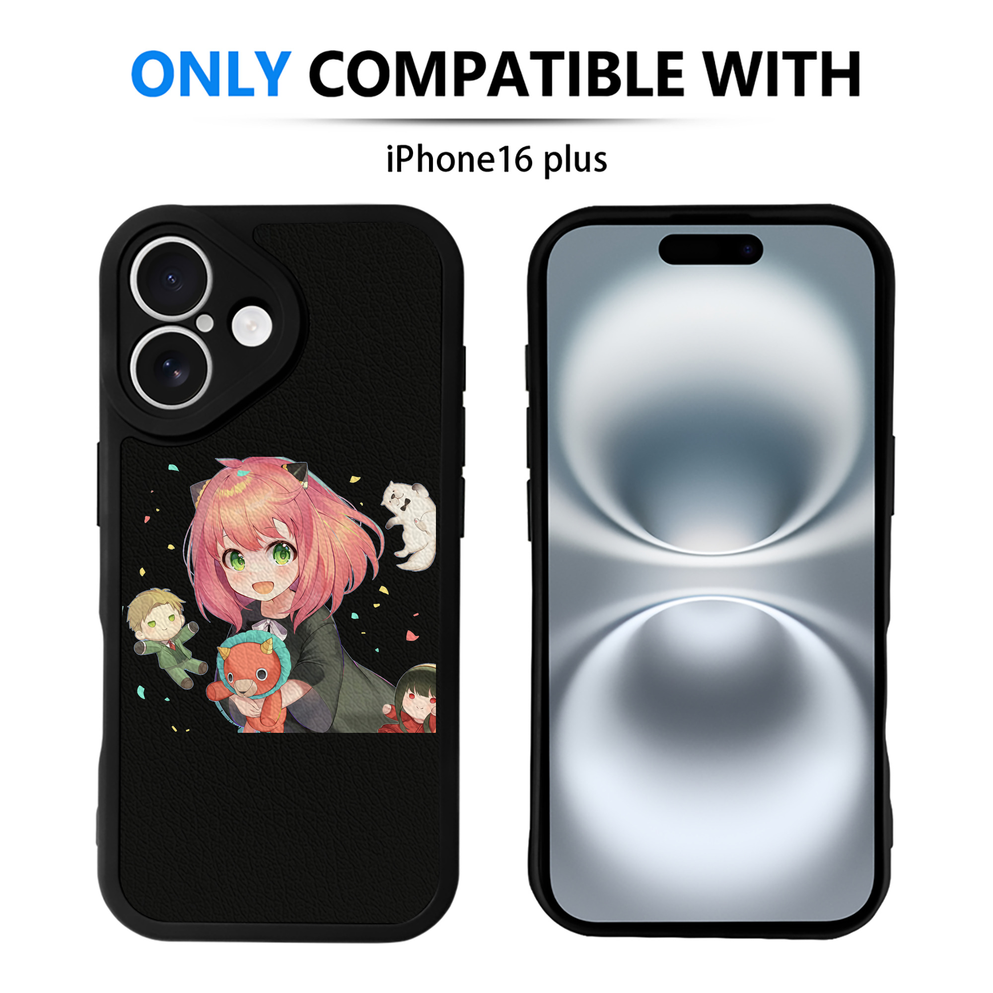 （画像用） SPY×FAMILY间谍家家酒 【iPhone 16シリーズ対応】シリコンスマホケース（レザー調） 材質：シリコン